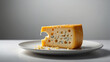 Image of delicious cheese on a white table 49