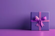 purple gift, AI generated