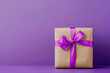 purple gift, AI generated