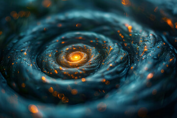 Aufkleber - Swirling patterns that mimic the visual hallucinations induced by ayahuasca,