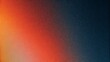 Dark blue, red and orange gradient background with a grainy texture.
