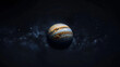 © Mehran - Jupiter, the fifth planet from the Sun, captured against the darkness of space.