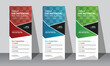 © AL - Modern clean professional business roll up banner design template .