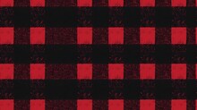 A Seamless Red And Black Buffalo Plaid Pattern For Various Design Backgrounds And Textiles.