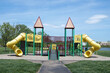Children's Playground Equipment in Urban Park