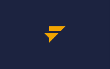 letter f with arrow logo icon design vector design template inspiration