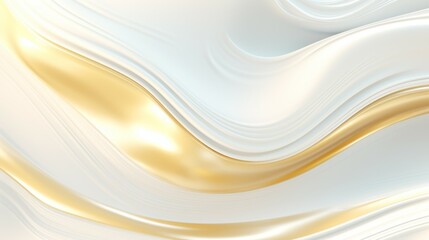 Wall Mural - Abstract shiny color gold wave design element .golden curved yellow lines .with sparkling effect on white background .Used for template or background, banner.