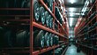 © Hachem - warehouse shelves of car tires