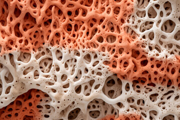 High-detail image of coral stone with natural porous texture, perfect for marine-themed or organic backdrops,