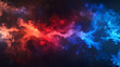 © AI-Stocks - Red and Blue isolation background, Illustration