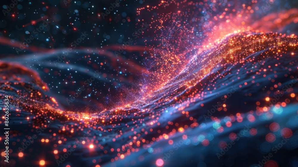 Dynamic visuals depict our interconnected world, where technology reshapes how we connect and collaborate, transcending borders and boundaries.