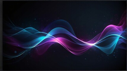 Sticker - blue purple light abstract background