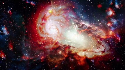Wall Mural - starry nebula galaxy space background