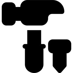 Poster - hammer icon