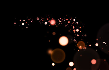 Wall Mural - abstract bokeh background. festive defocused lights background.