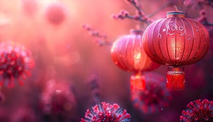 Wall Mural - A picture of fake chinese lantern