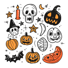 Canvas Print - halloween pattern