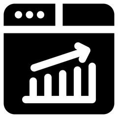 Sticker - web analytics icon