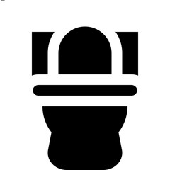 Canvas Print - toilet icon