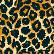Seamless leopard print design with a wild and exotic look