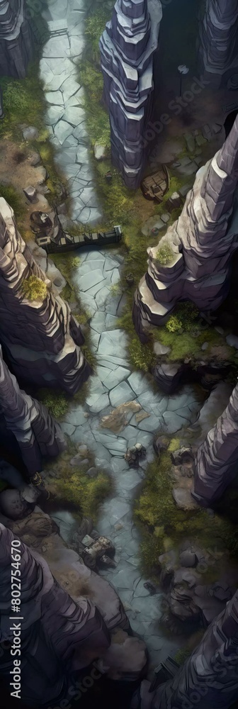 DnD Battlemap time, rift, cavern, mysterious, underground, portal Stock ...