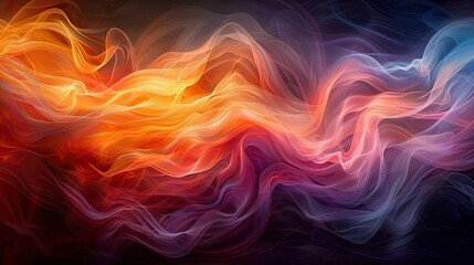 Wall Mural - Abstract Energy Flow Background