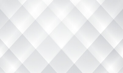 Wall Mural - Abstract background of white gradient squares. White futuristic square background can be used in cover design, book design, poster, cd cover, flyer, website background or advertisement. Vector EPS10.