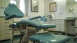 © porpia - Interior view of a well-equipped modern dental clinic featuring a dental chair and various medical tools.