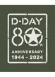 Stencil paint about the 80th Anniversary of the D-Day in vector