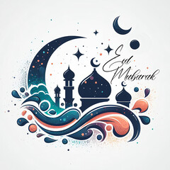 Wall Mural - Eid al-adha ilustración 