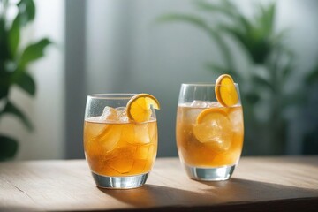 Canvas Print - glass of orange juice