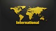 Sleek and Modern International Company Logo with a Globe