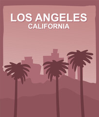 Wall Mural - los angeles california united states