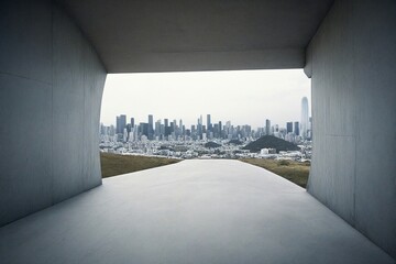 Canvas Print - corridor in the park