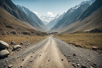 Canvas Print - road in the mountains