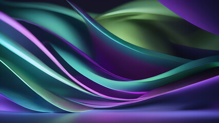 abstract smooth and soft gradient waves background, futuristic abstract gradient neon illustration, 