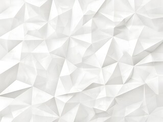 Elegant Geometric Polygon Mosaic Background in Abstract White and Gray Tones