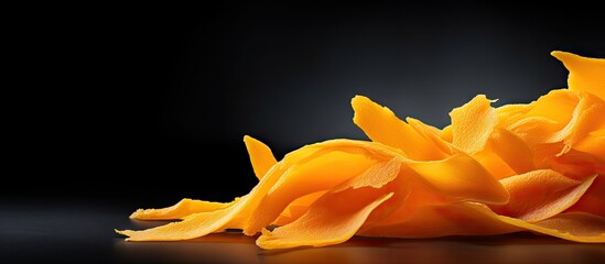 Aufkleber - A copy space image of a background showcasing a piece of dried mango