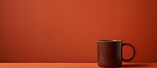 Aufkleber - A copy space image of a mug filled with black coffee standing alone against a plain background