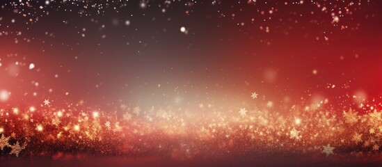 Fototapete - A festive background with a holiday Christmas theme perfect for adding text or graphics in the copy space image