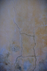 Wall Mural - Texture, wall, concrete, it can be used as a background. Wall fragment with scratches and cracks