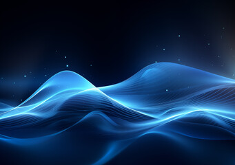 Wall Mural - abstract blue background