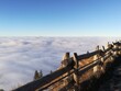 Viewpoint from the Revard belvedere on the heights of Aix-Les-Bains in Savoie and in Winter, France