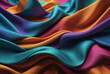silk fabric background abstract multicolor colorful smooth soft texture