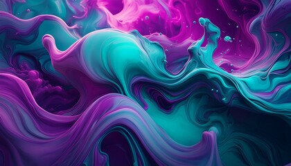 Wall Mural -  Holographic foil textures reflecting rainbow colors, giving a shimmering and modern abstract