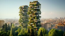 Nature's Retreat: Admiring The Old City Charm Of Milan's Vertical Forest