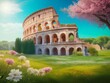 Colosseum City beautiful scene