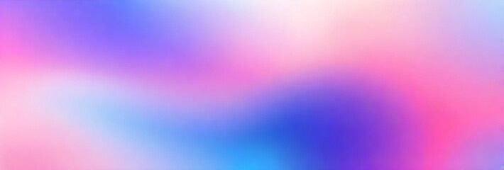 Wall Mural - Glittering gradient background with hologram effect and magic lights. HAbstract pink pastel holographic blurred grainy gradient background texture. Colorful digital grain soft noise effect pattern.