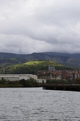 Sticker - View of the estuary of Bilbao