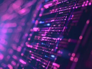 Abstract background of coding software for virtual reality